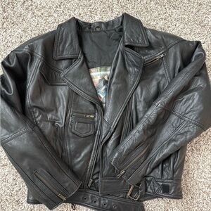 Vintage Fox Run Leather Jacket